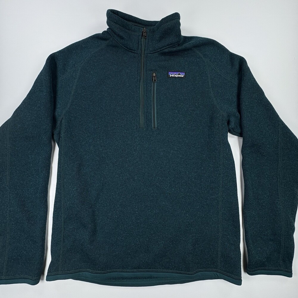 Patagonia Sweater Mens Small Quarter Zip Fleece Pullover Hiking Better Sweater